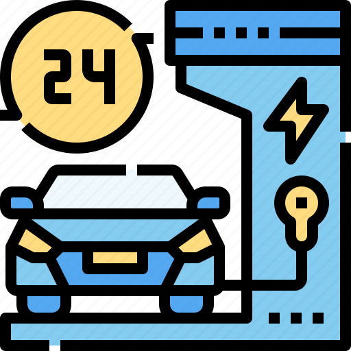 Ev, car, charger, charging, station, electric, vehicle icon - Download on Iconfinder
