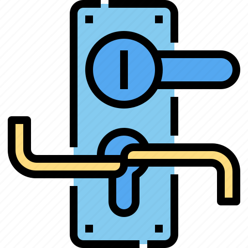 Locksmith, door, lock, unlock, hours, service icon - Download on Iconfinder