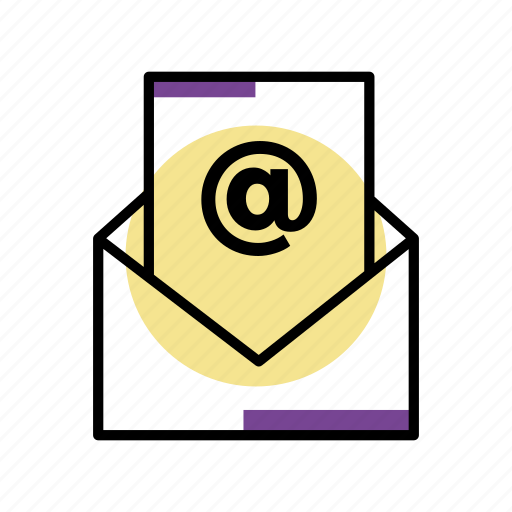 @, e-mail, envelope, letter, mail icon - Download on Iconfinder