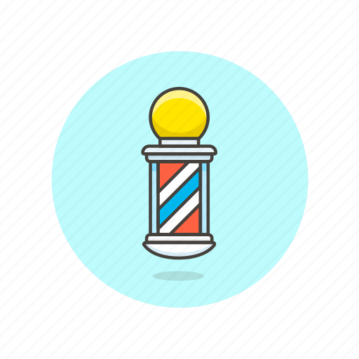 Service, barber, hairdresser, pole, style icon - Download on Iconfinder