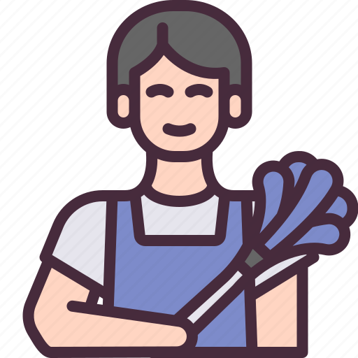 Cleaning, series, women, hygiene, cleaner, service, house icon - Download on Iconfinder