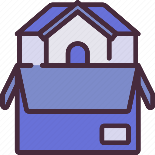 House, moving, job, mover, deliver, box, service icon - Download on Iconfinder