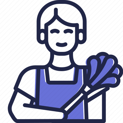 Cleaning, series, women, hygiene, cleaner, service, house icon - Download on Iconfinder