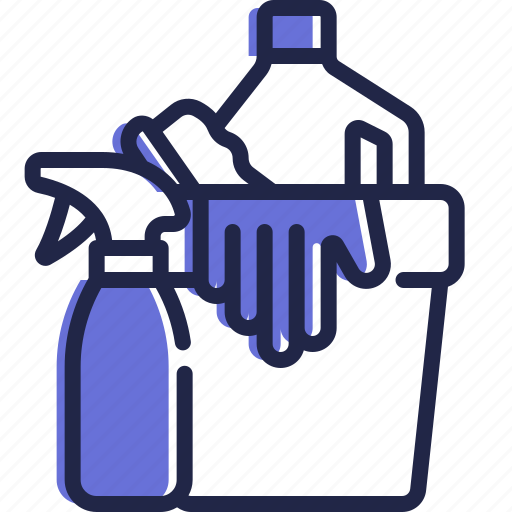 Cleaning, tools, chemical, hygiene, spray, glove, tool icon - Download on Iconfinder