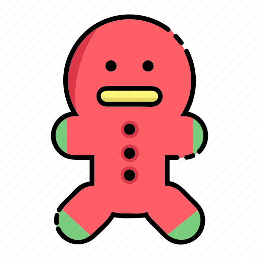 Winter, decoration, snow, bread, santa, christmas xmas icon - Download on Iconfinder