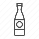number, beer, bottle, alcohol, craft, isolated, background, glass