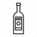 number, vodka, glass, alcohol, bottle, liquid, object, bar