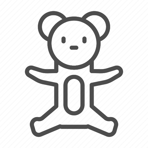 Toy, bear, teddy, plush, animal, cute, art icon - Download on Iconfinder