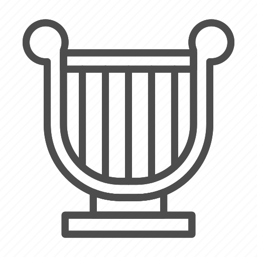 Harp, lyre, music, concert, musical, greece, greek icon - Download on Iconfinder