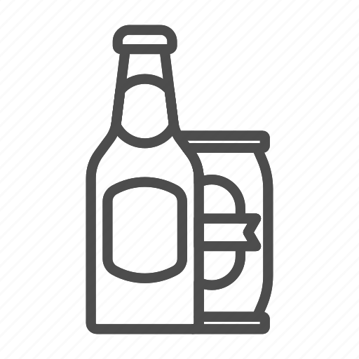 Beer, bottle, alcohol, craft, can, beverage, metal icon - Download on Iconfinder