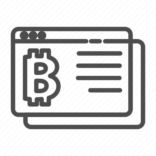 Bitcoin, coin, btc, money, browser, business, digital icon - Download on Iconfinder