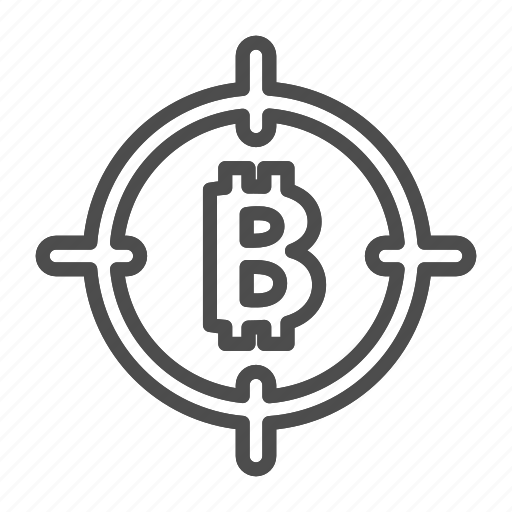 Bitcoin, target, business, currency, money, finance, goal icon - Download on Iconfinder