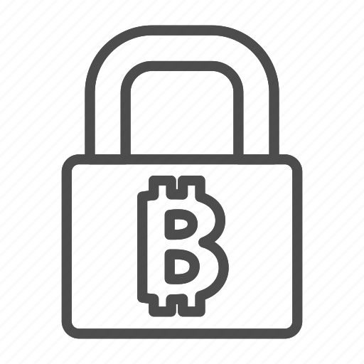 Shield, bitcoin, lock, padlock, security, protect, blockchain icon - Download on Iconfinder