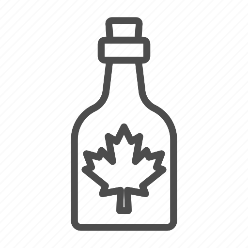 Syrup, maple, bottle, food, sweet, canada, natural icon - Download on Iconfinder