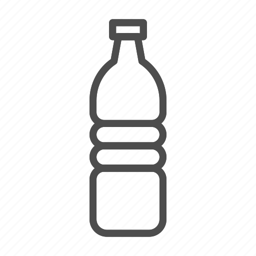 Water, bottle, drink, plastic, soda, mineral, isolated icon - Download on Iconfinder