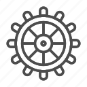 wheel, ship, travel, boat, steering, nautical, helm, rudder