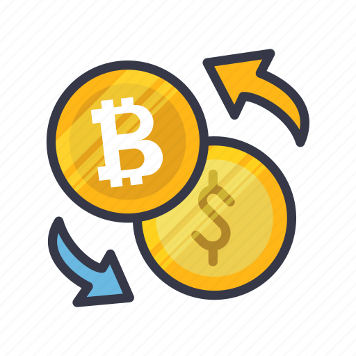 Bitcoin, exchange, cryptocurrency, money, finance, business icon - Download on Iconfinder