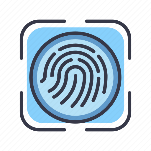 Fingerprint, scanner, barcode, scan, shopping icon - Download on Iconfinder