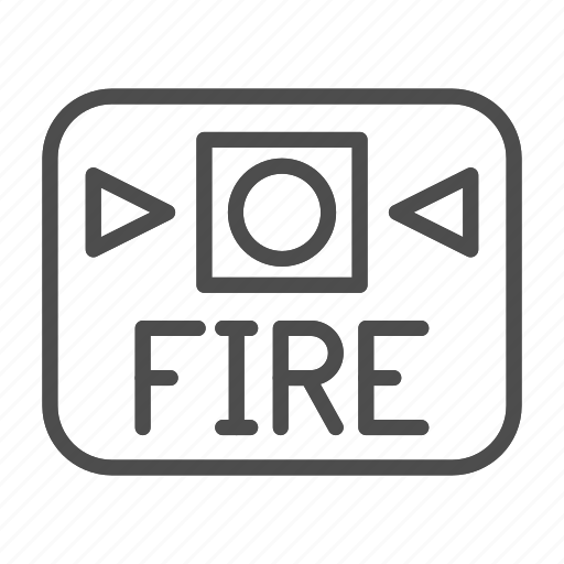 Fire, alarm, emergency, safety, red, danger, security icon - Download on Iconfinder
