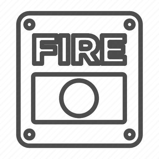 Fire, alarm, emergency, safety, red, danger, security icon - Download on Iconfinder