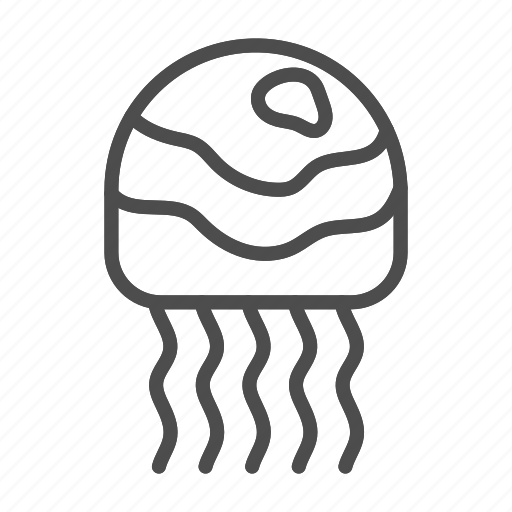 Fish, jellyfish, animal, sea, water, tropical, ocean icon - Download on Iconfinder