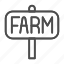 farm, agriculture, field, landscape, farming, location, pin 