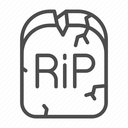 Grave, tombstone, cemetery, death, graveyard, rip, tomb icon - Download on Iconfinder