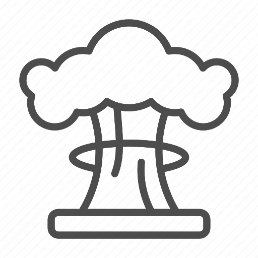 Explosion, nuclear, bomb, cloud, mushroom, war, smoke icon - Download on Iconfinder