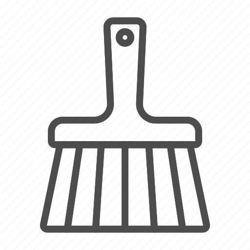 Broom, household, tool, brush, floor, isolated, sweep icon - Download on Iconfinder