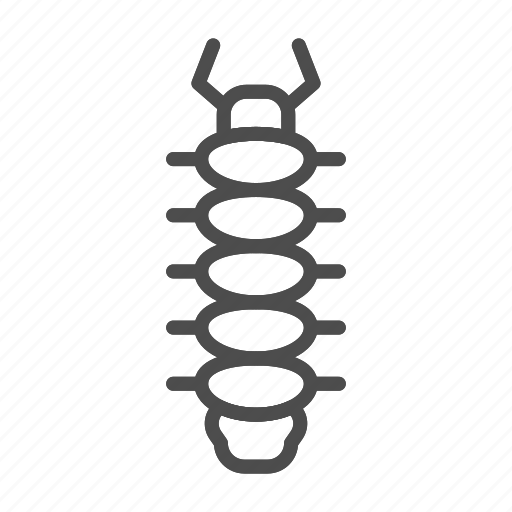 Centipede, insect, animal, wildlife, nature, caterpillar, arthropod icon - Download on Iconfinder