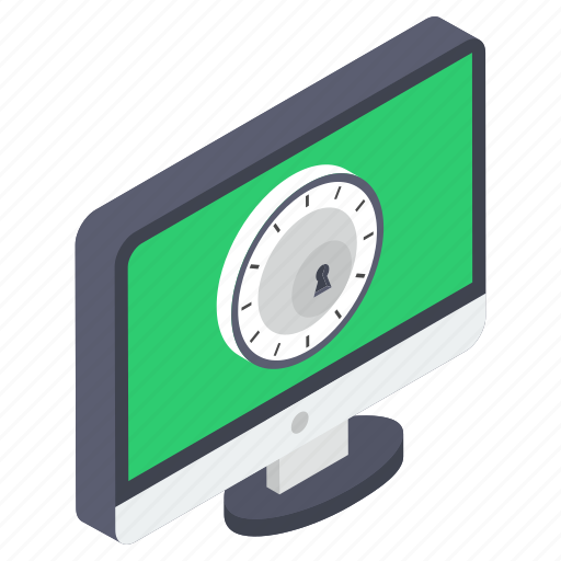 Chronograph, chronometer, computer clock, online clock, online timer, system clock, timekeeping device icon - Download on Iconfinder