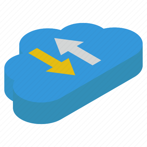 Cloud computing, cloud storage, cloud technology, data downloading, data transfer, data uploading icon - Download on Iconfinder