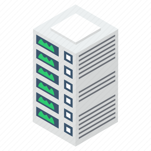 Data center, data hosting, data server, data storage, dataserver rack, network icon - Download on Iconfinder