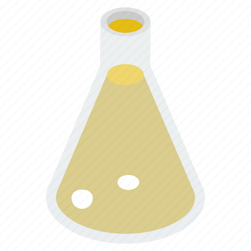 Conical flask, flask, lab instrument, laboratory equipment, laboratory tool icon - Download on Iconfinder