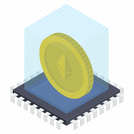 Bitcoin box, cryptocurrency box, ethereum moneybox, money box, money savings icon - Download on Iconfinder