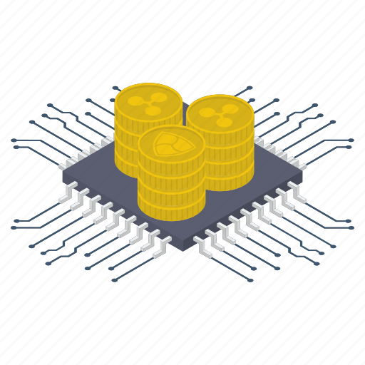 Capital, coins stack, cryptocurrency coins, digital currency, money stack, ripple coins icon - Download on Iconfinder