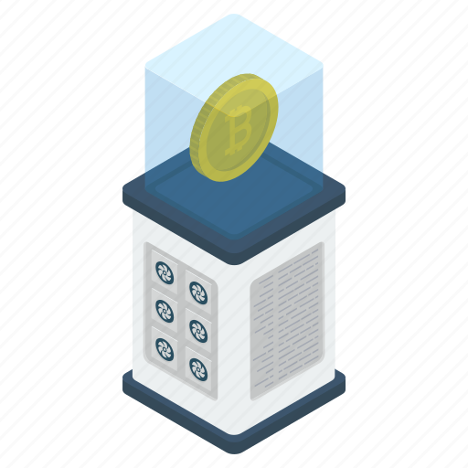 Bitcoin, bitcoinchain, btc, coin box, cryptocurrency, digital currency icon - Download on Iconfinder