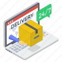 online cargo, online delivery, online order, online purchasing, order booking