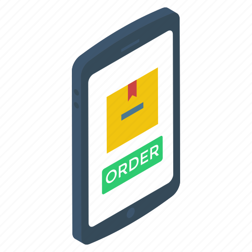 Mobile cargo, mobile purchasing, online delivery, online order, order booking icon - Download on Iconfinder