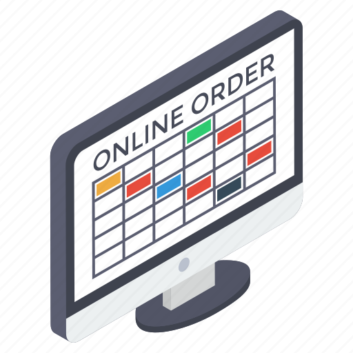 Online cargo, online delivery, online order, online purchasing, order booking icon - Download on Iconfinder
