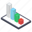 bar chart, business infographic, business statistics, mobile analytics, online data analytics 