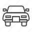 car, automobile, transportation, italy, italian, front, view, silhouette 