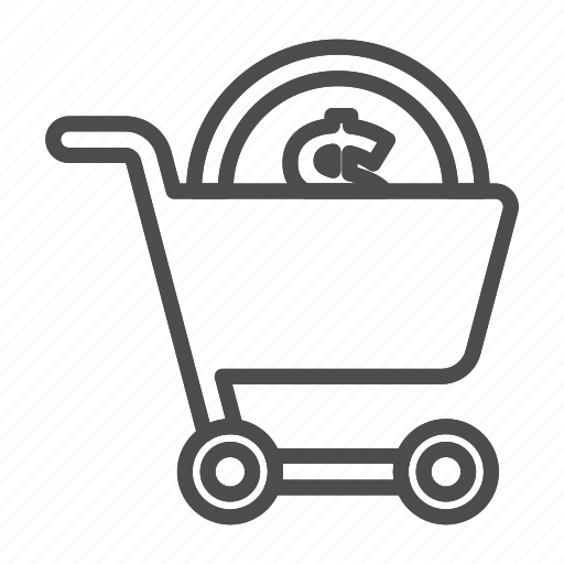 Shopping, cart, supermarket, basket, delivery, service, buying icon - Download on Iconfinder