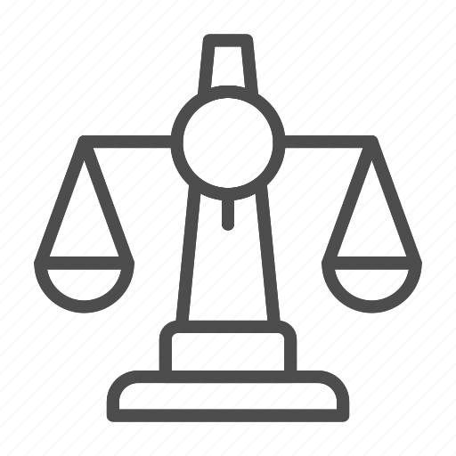 Weight, criminal, scale, measurement, measure, justice, law icon - Download on Iconfinder