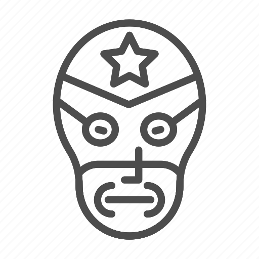 Mexican, wrestler, fighter, mask, character, sport, strong icon - Download on Iconfinder