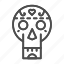 skull, mexican, tattoo, dead, halloween, death, celebration, skeleton 