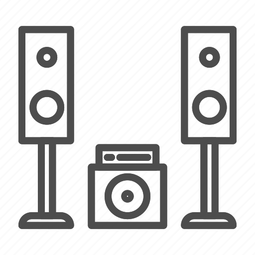 Music, stereo, system, sound, audio, speaker, home icon - Download on Iconfinder