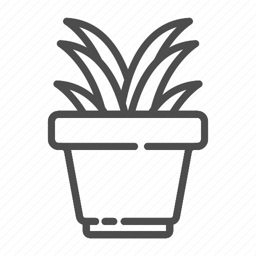 Pot, flower, plant, flowerpot, nature, potted, isolated icon - Download on Iconfinder
