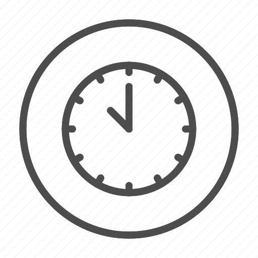 Clock, hour, time, minute, watch, object, sign icon - Download on Iconfinder
