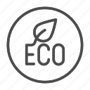 eco, bio, leaf, tag, banner, label, sticker